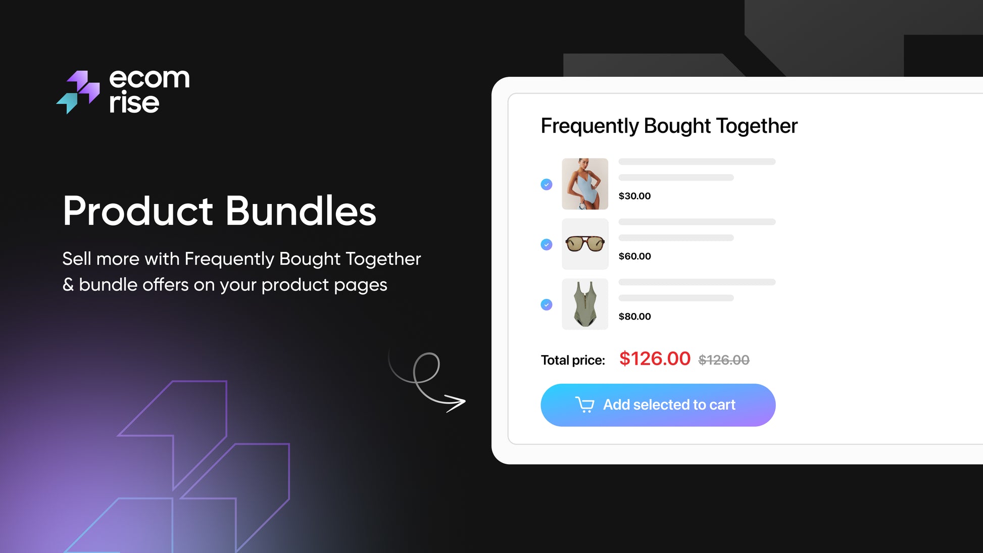 EcomRise: Upsell & Bundles