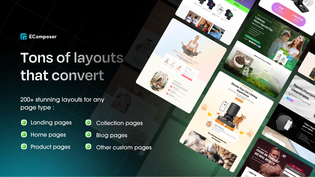 EComposer Landing Page Builder